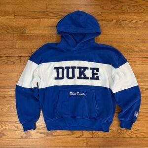 🏀 Hollister Boxy Duke Blue Devils Graphic Hoodie Large - NCAA March madness🏀
